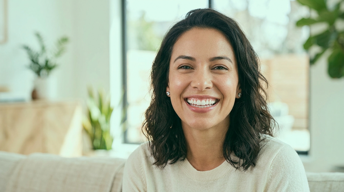 Healthy confident smile